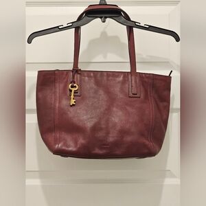 Fossil Emma Leather Tote, EUC